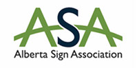 Alberta Sign Association membership logo.